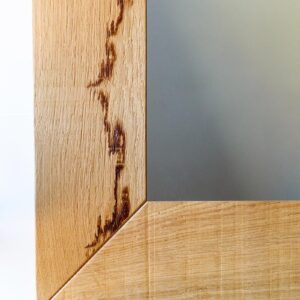 Ruw eiken spiegellijst