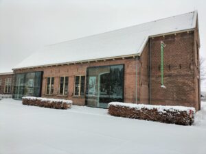 De showroom van JP Walker houten keukens en interieurs in Drenthe.